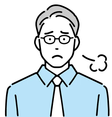 ホームページを更新したい困ってる男性